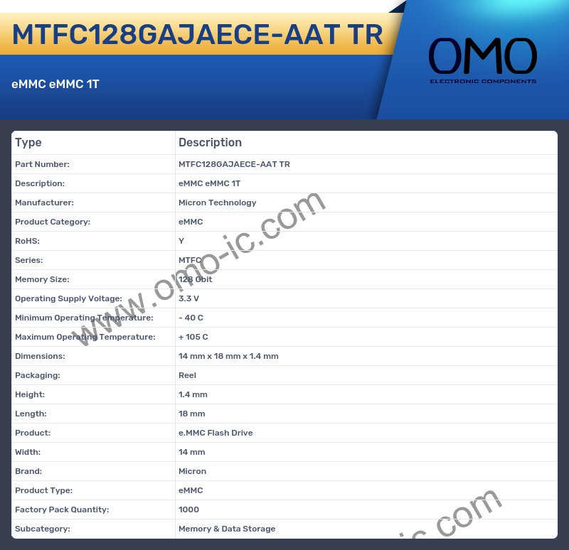 MTFC128GAJAECE-AAT TR