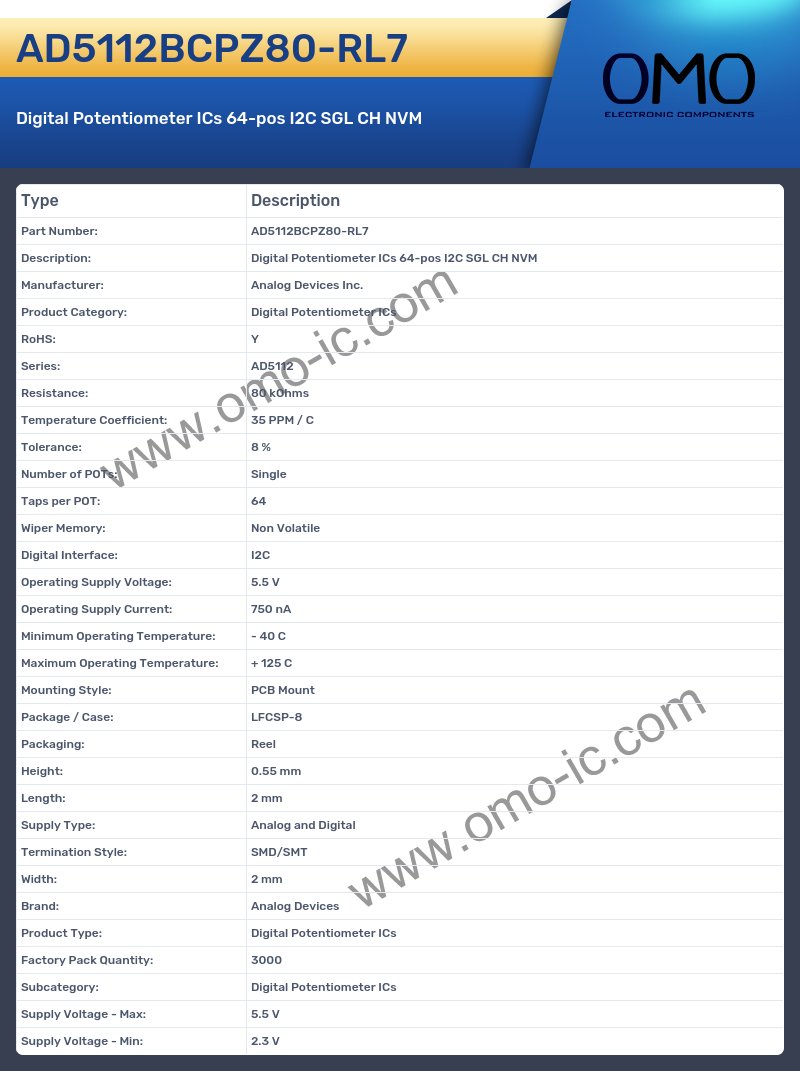 AD5112BCPZ80-RL7
