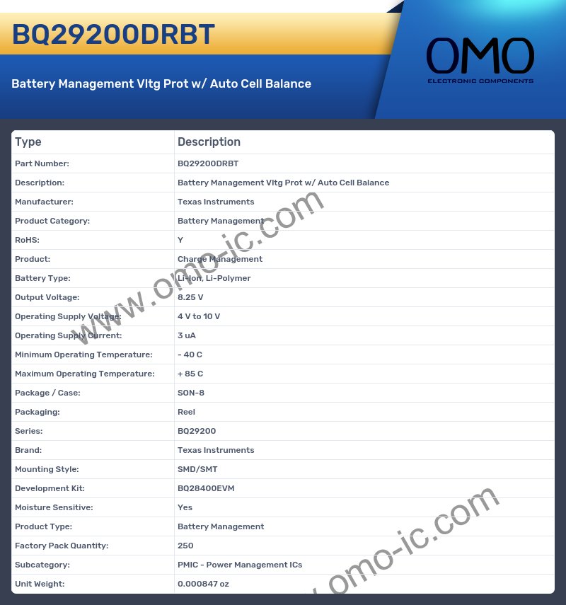 BQ29200DRBT