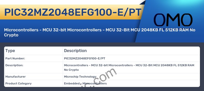 PIC32MZ2048EFG100-E/PT