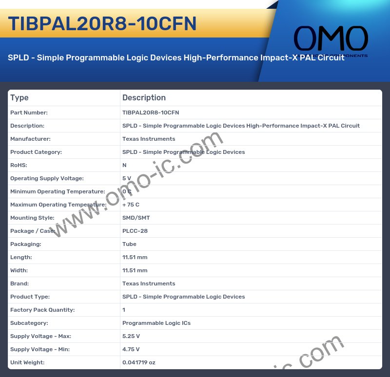TIBPAL20R8-10CFN
