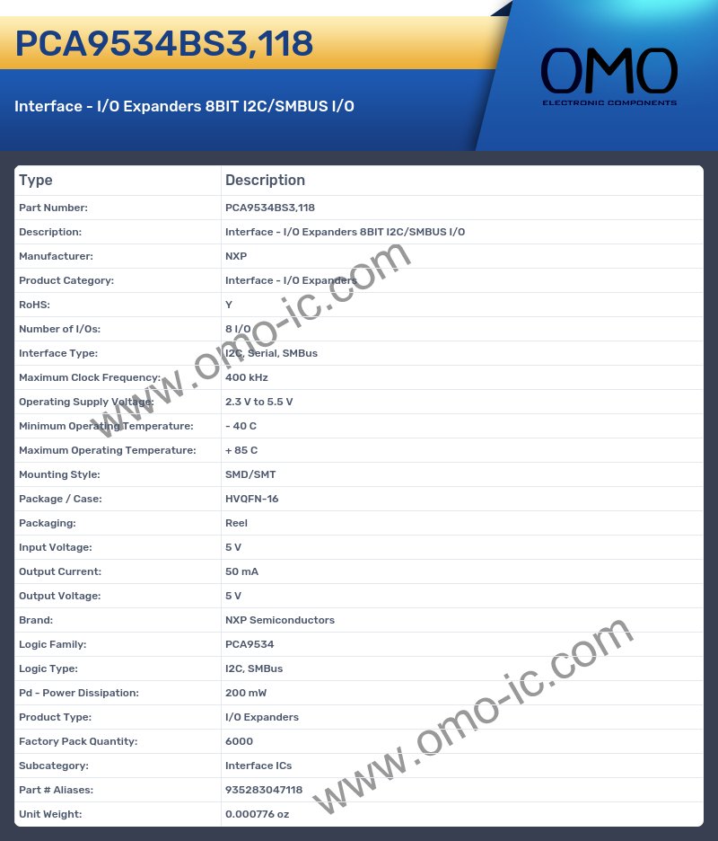 PCA9534BS3,118