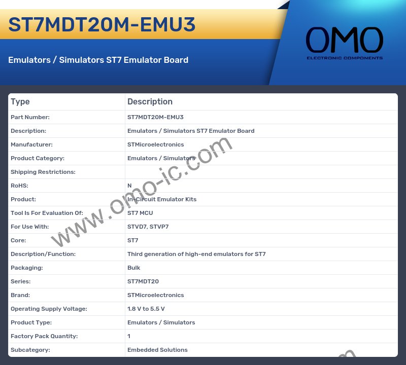 ST7MDT20M-EMU3