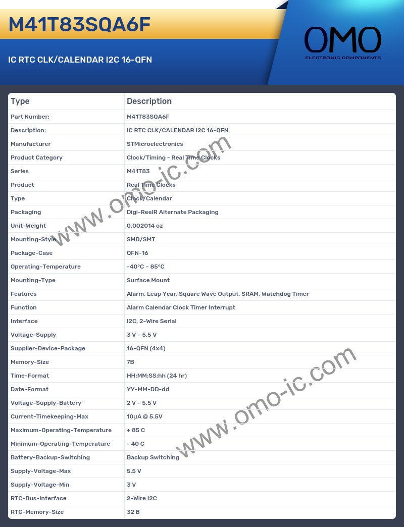 M41T83SQA6F