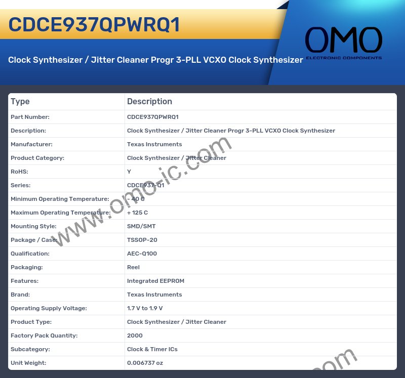 CDCE937QPWRQ1