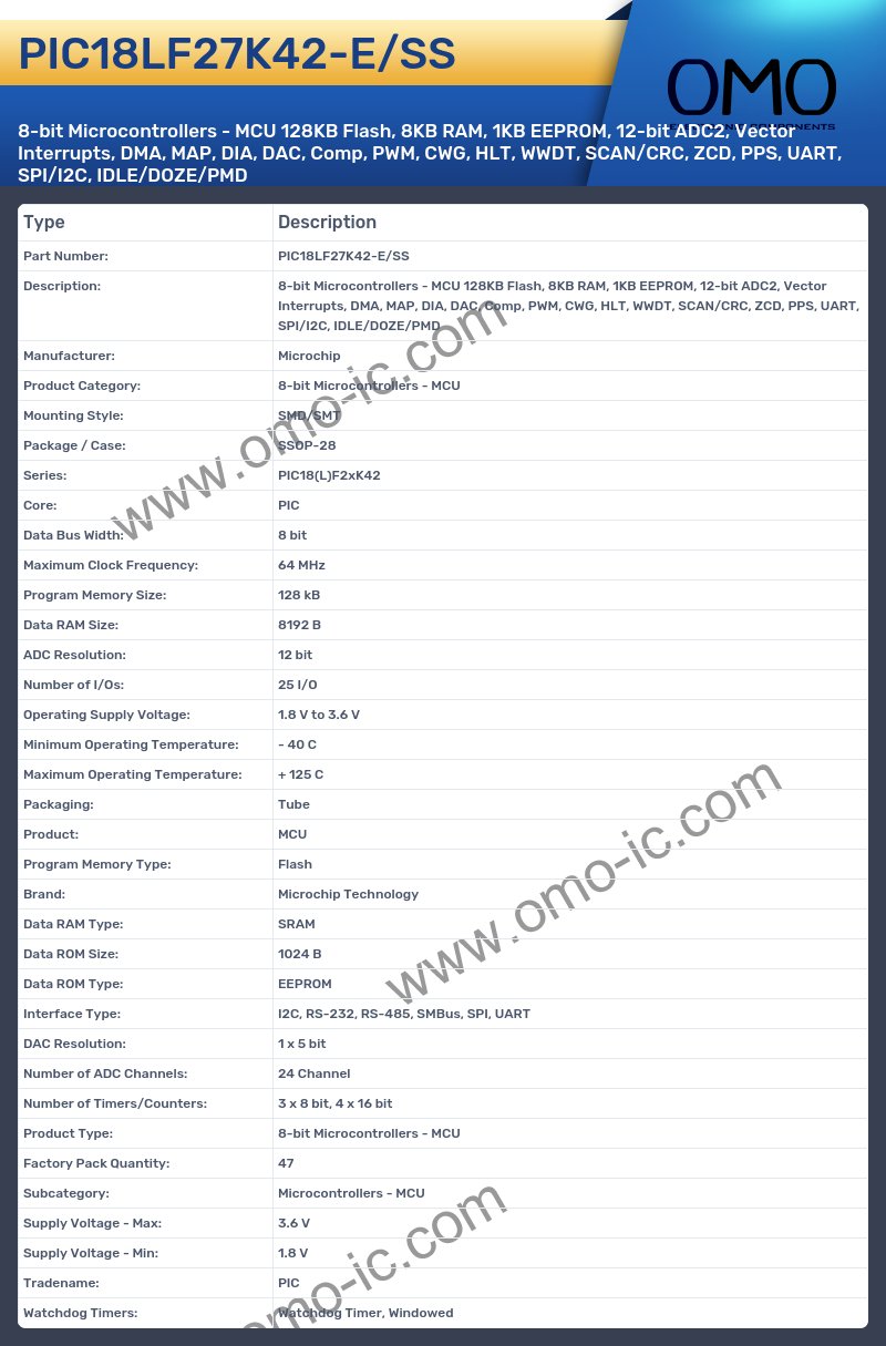 PIC18LF27K42-E/SS