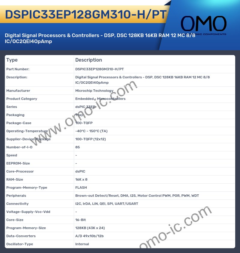 DSPIC33EP128GM310-H/PT