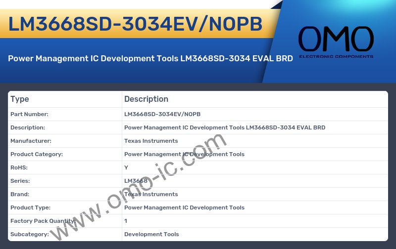 LM3668SD-3034EV/NOPB