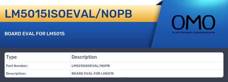 LM5015ISOEVAL/NOPB