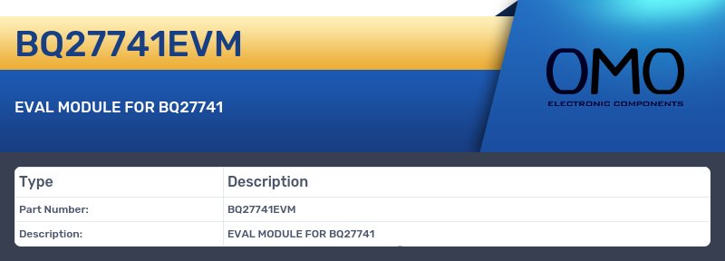 BQ27741EVM