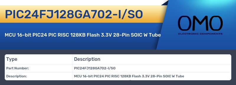 PIC24FJ128GA702-I/SO