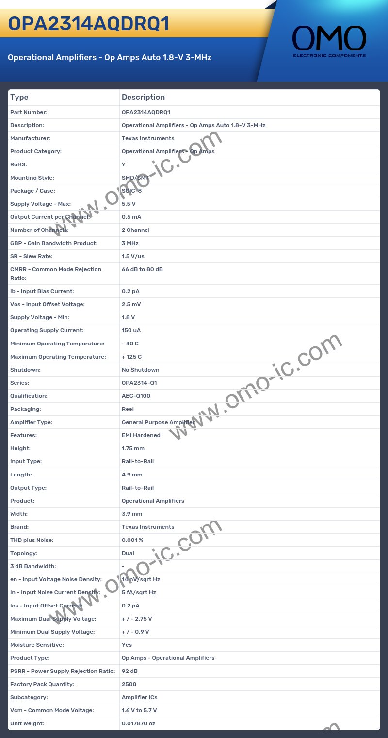 OPA2314AQDRQ1