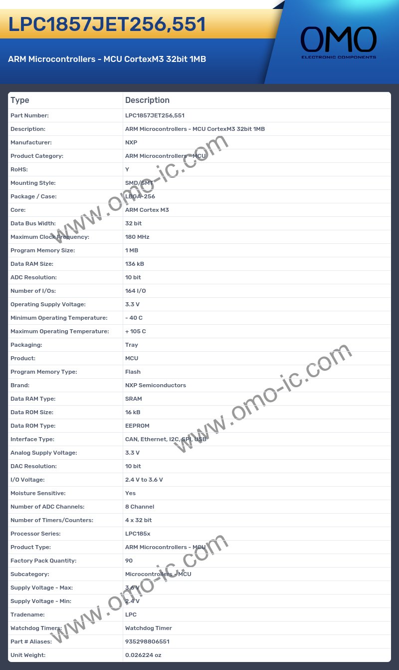 LPC1857JET256,551