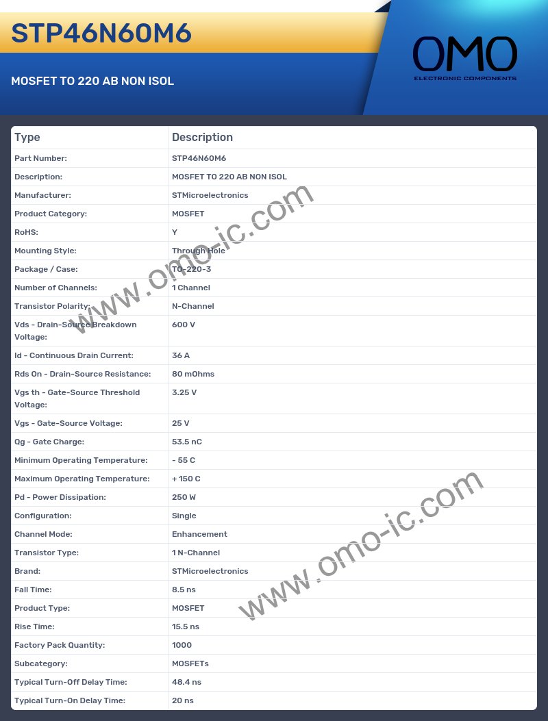 STP46N60M6