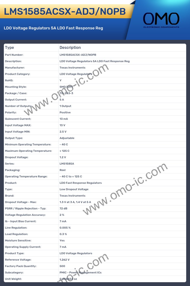 LMS1585ACSX-ADJ/NOPB