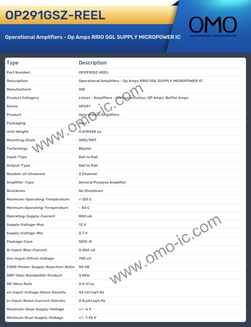 OP291GSZ-REEL