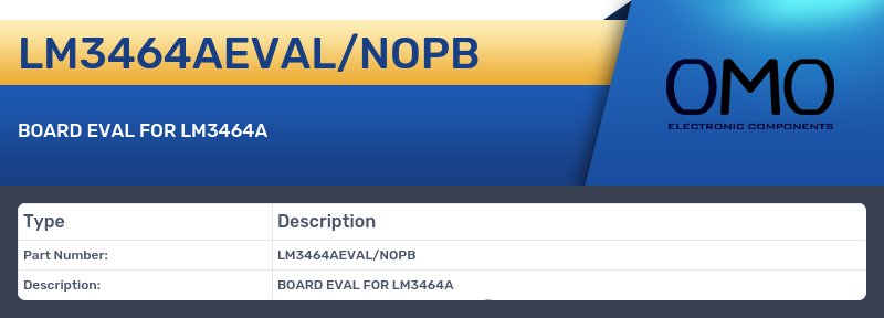 LM3464AEVAL/NOPB