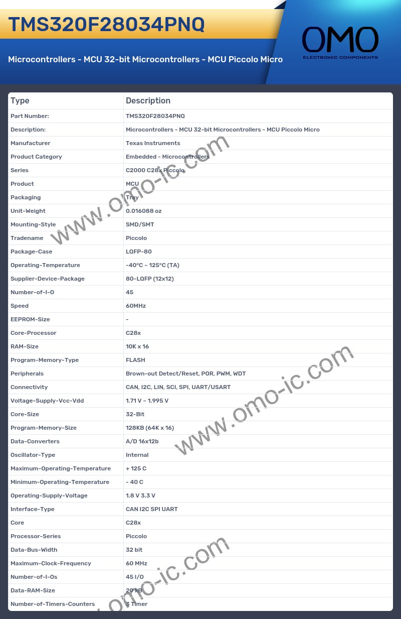 TMS320F28034PNQ