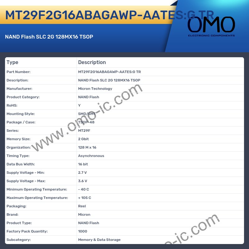 MT29F2G16ABAGAWP-AATES:G TR