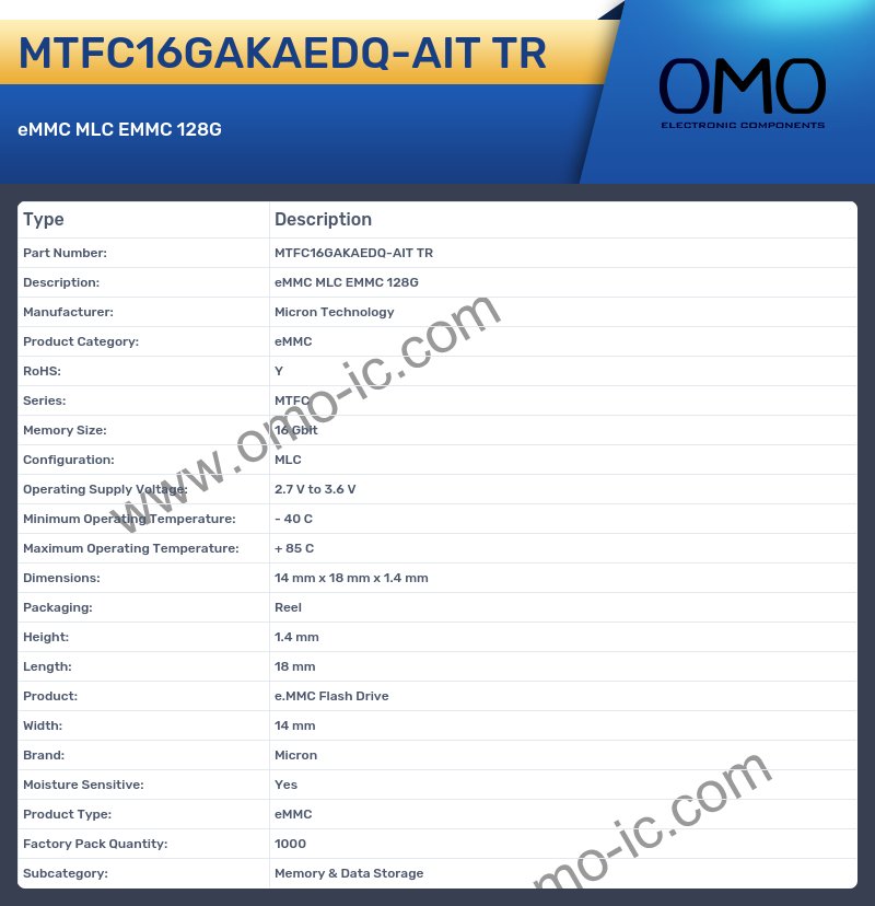 MTFC16GAKAEDQ-AIT TR