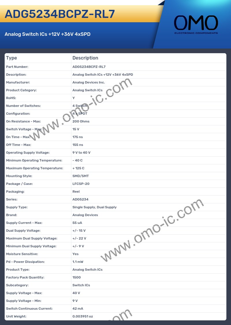 ADG5234BCPZ-RL7