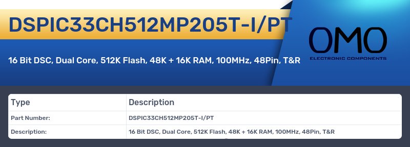 DSPIC33CH512MP205T-I/PT