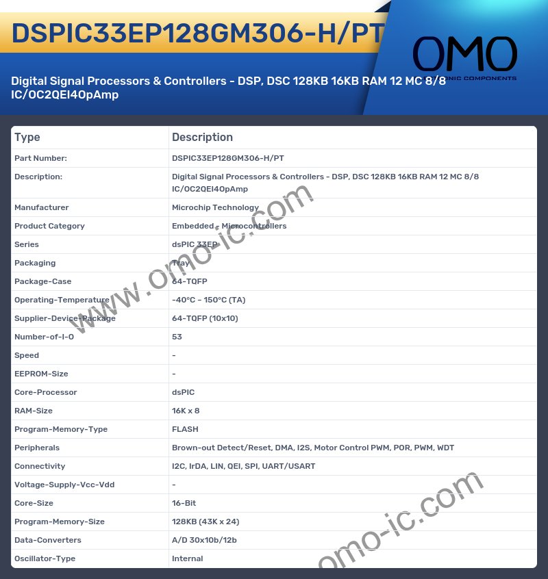 DSPIC33EP128GM306-H/PT