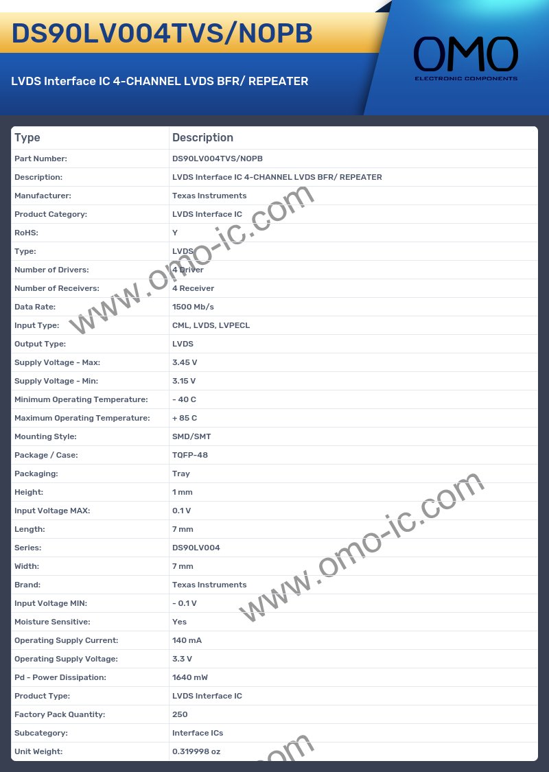 DS90LV004TVS/NOPB
