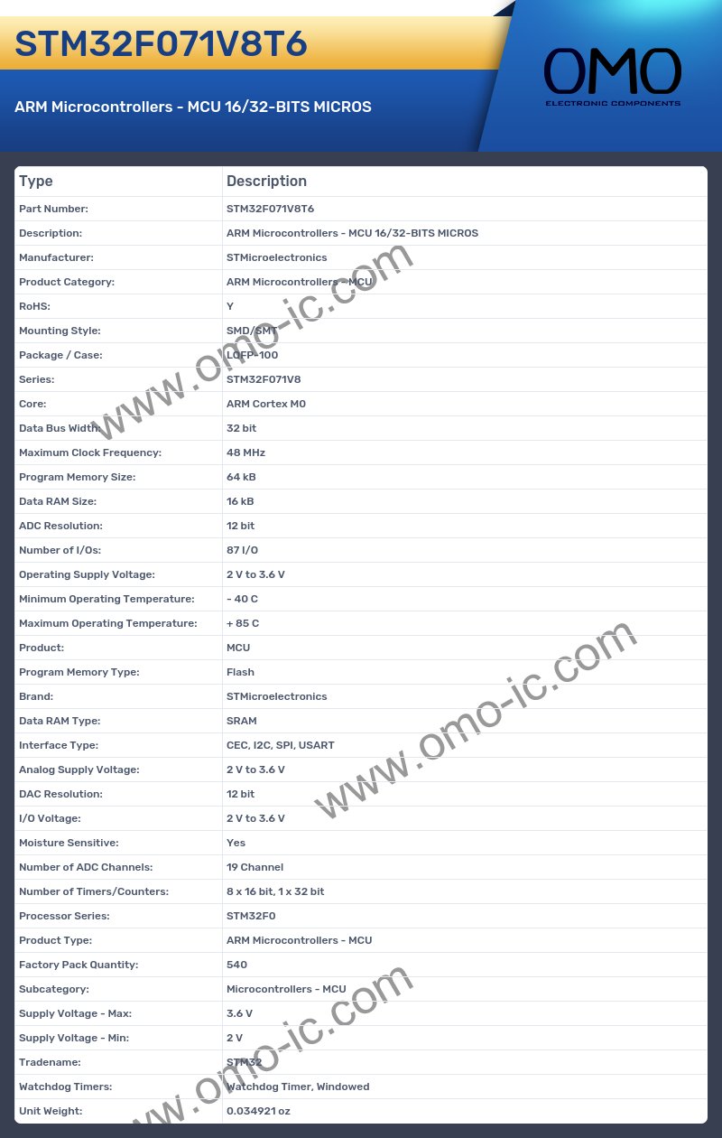 STM32F071V8T6