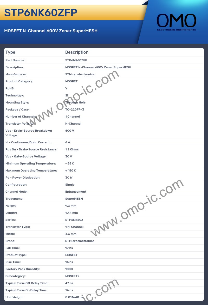 STP6NK60ZFP