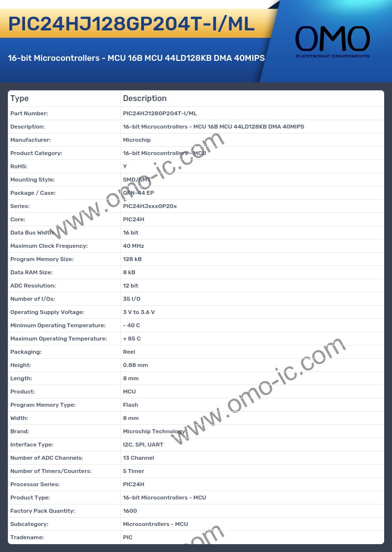 PIC24HJ128GP204T-I/ML