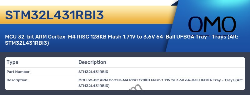 STM32L431RBI3