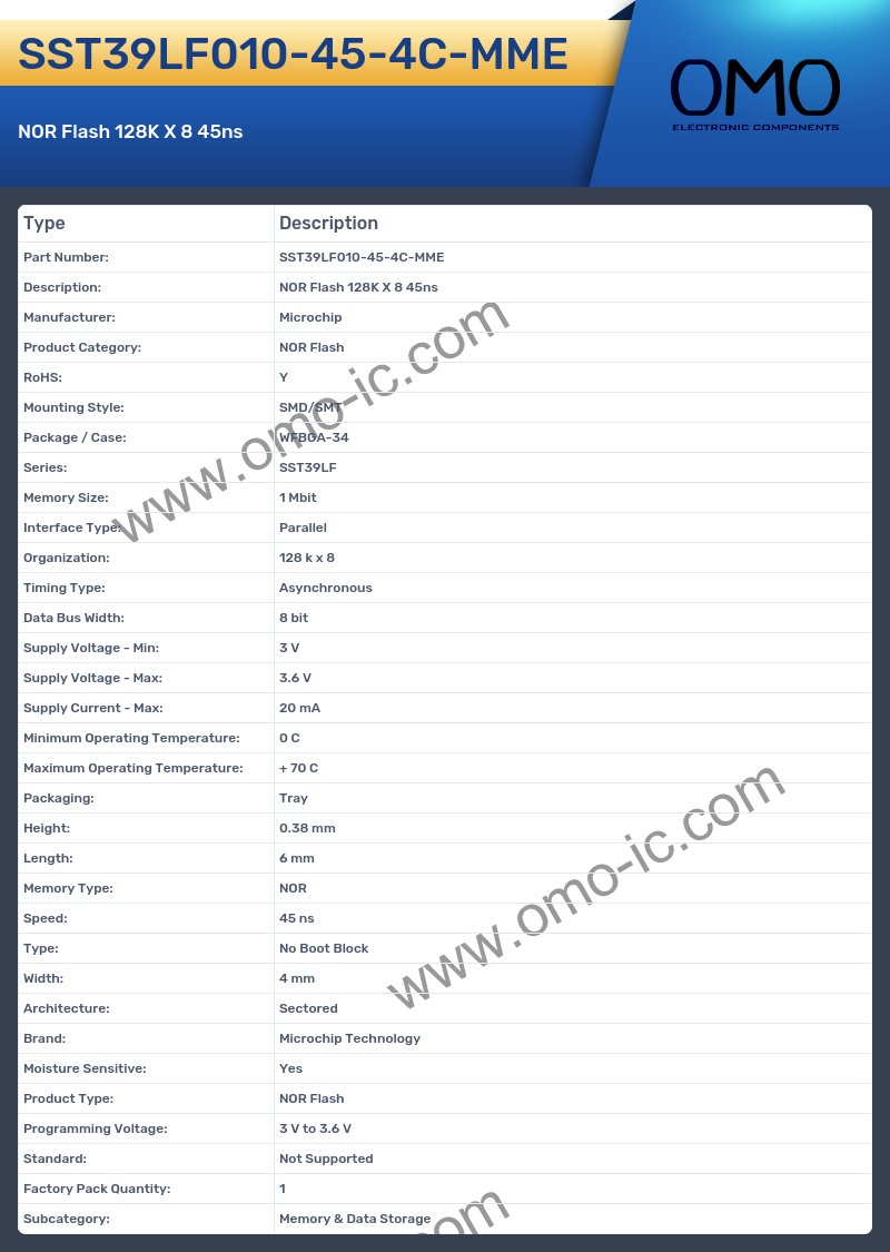 SST39LF010-45-4C-MME