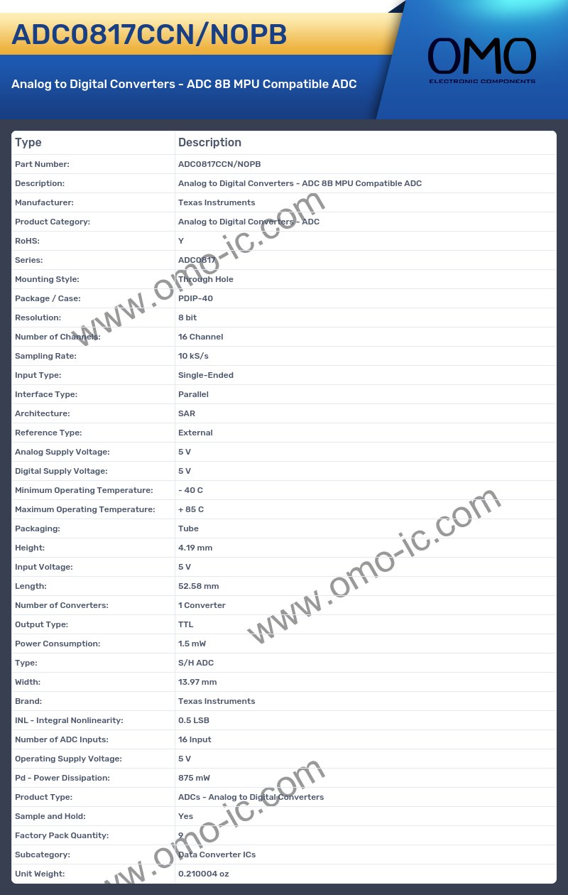 ADC0817CCN/NOPB