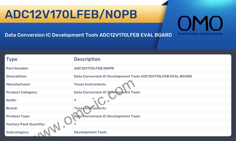 ADC12V170LFEB/NOPB