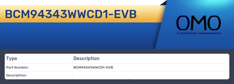 BCM94343WWCD1-EVB