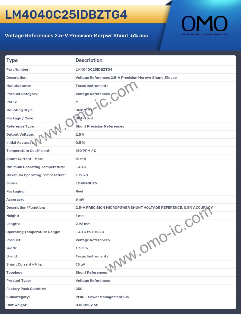 LM4040C25IDBZTG4