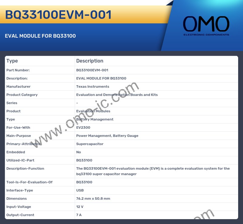 BQ33100EVM-001