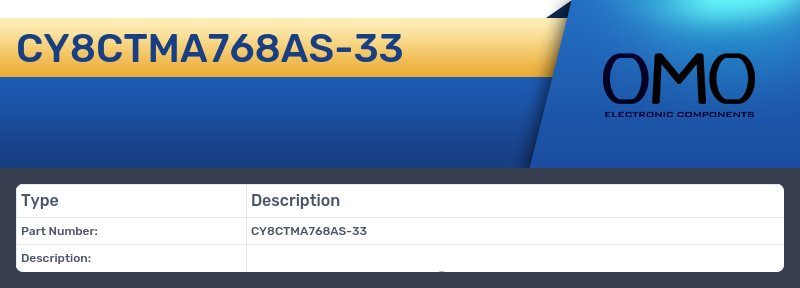 CY8CTMA768AS-33