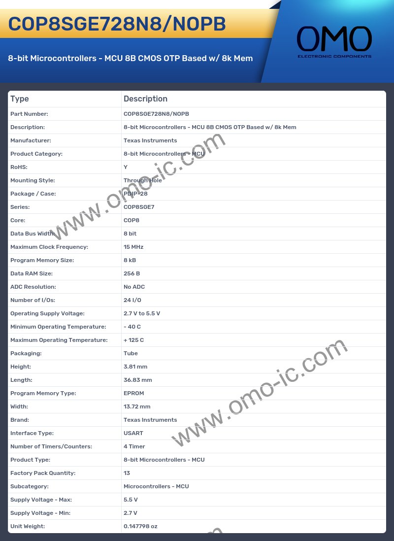 COP8SGE728N8/NOPB