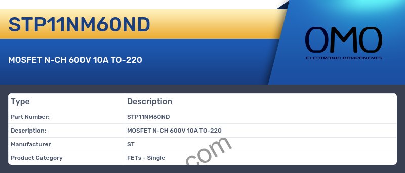 STP11NM60ND