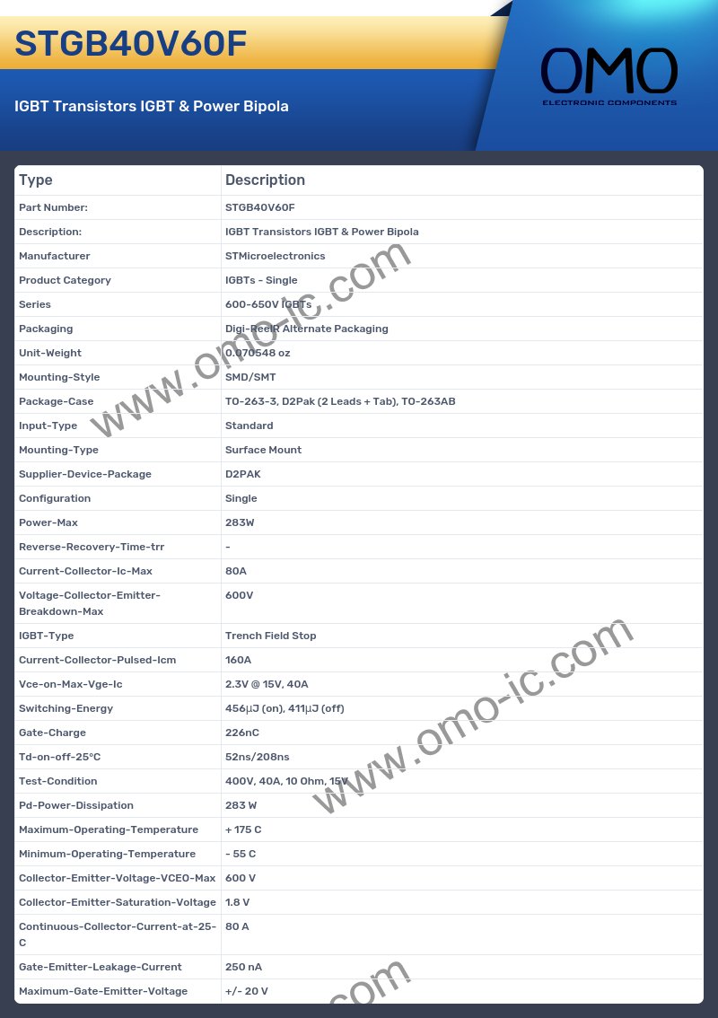 STGB40V60F