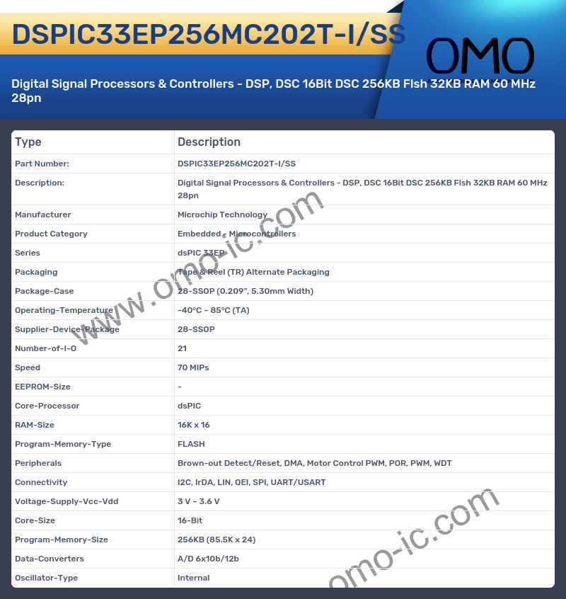 DSPIC33EP256MC202T-I/SS