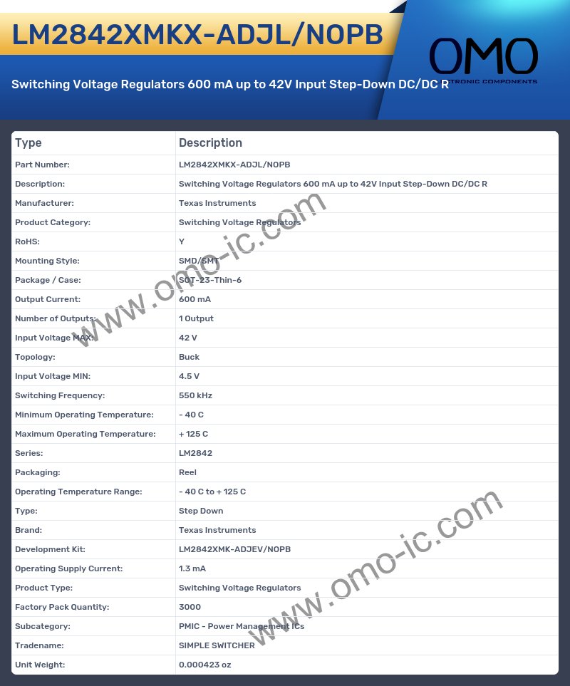 LM2842XMKX-ADJL/NOPB