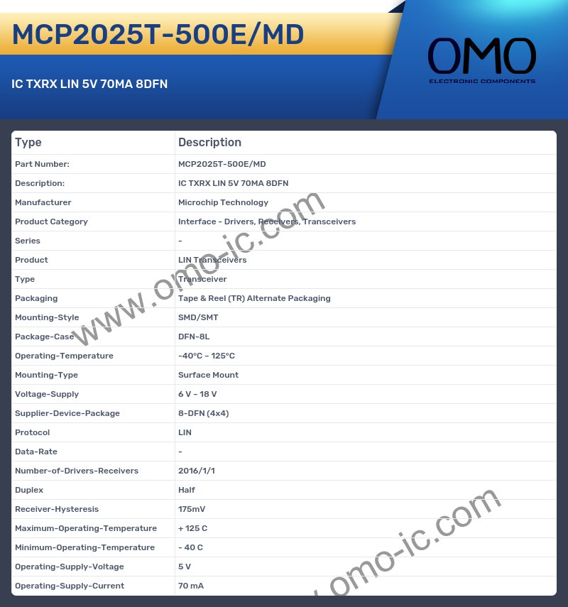 MCP2025T-500E/MD