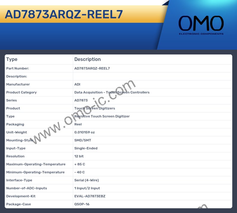 AD7873ARQZ-REEL7