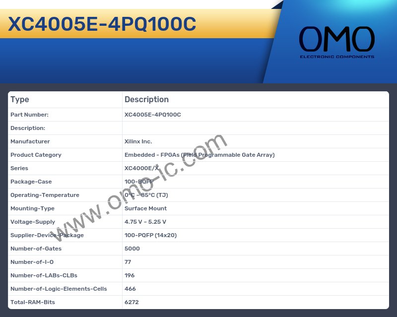 XC4005E-4PQ100C