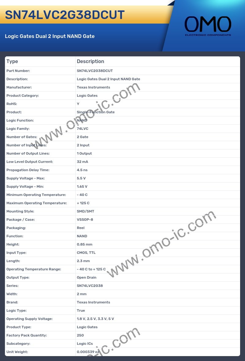 SN74LVC2G38DCUT