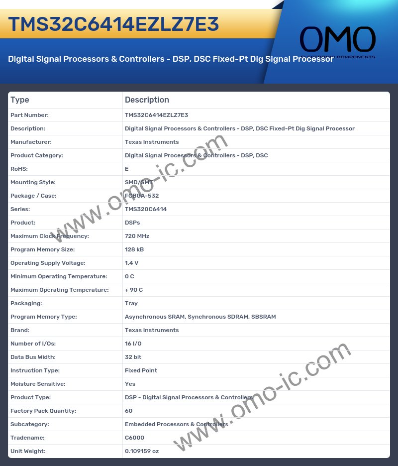 TMS32C6414EZLZ7E3