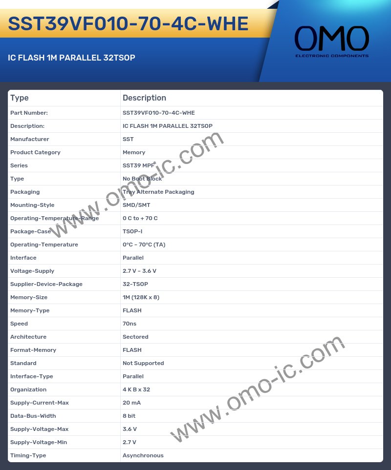 SST39VF010-70-4C-WHE